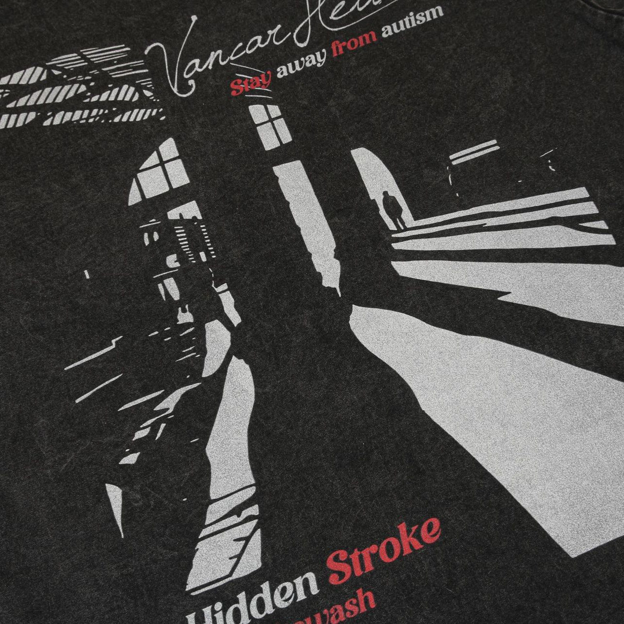 New Real Shot American Fashion Brand Printed Long Sleeve T-shirt