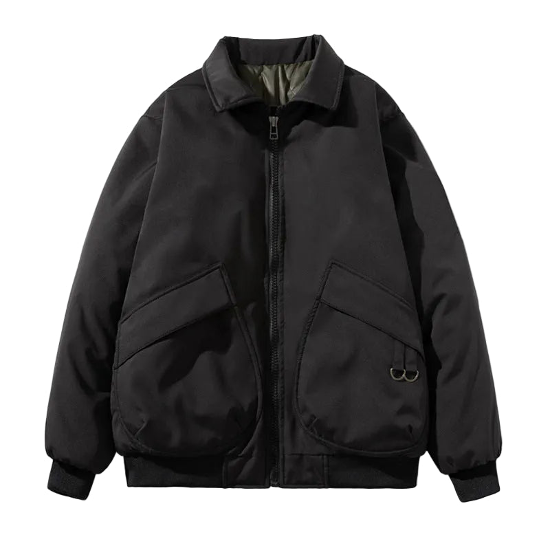 Men's Bomber Jacket Thickened Baseball Cotton Coat
