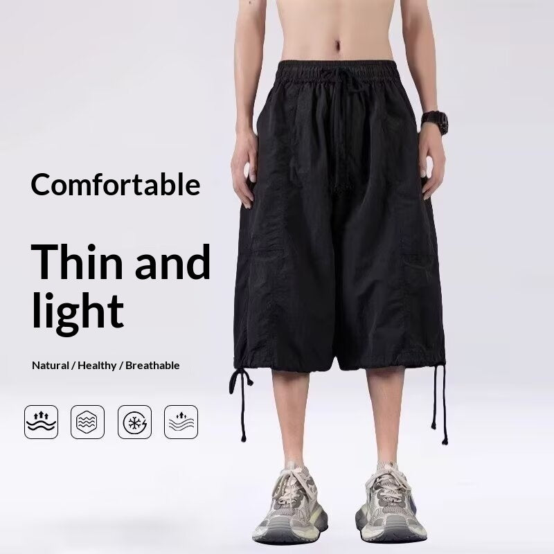 Casual Mid-length Pants From A Trendy Brandstylish Cutoff Workout Shorts For Outdoor Wear