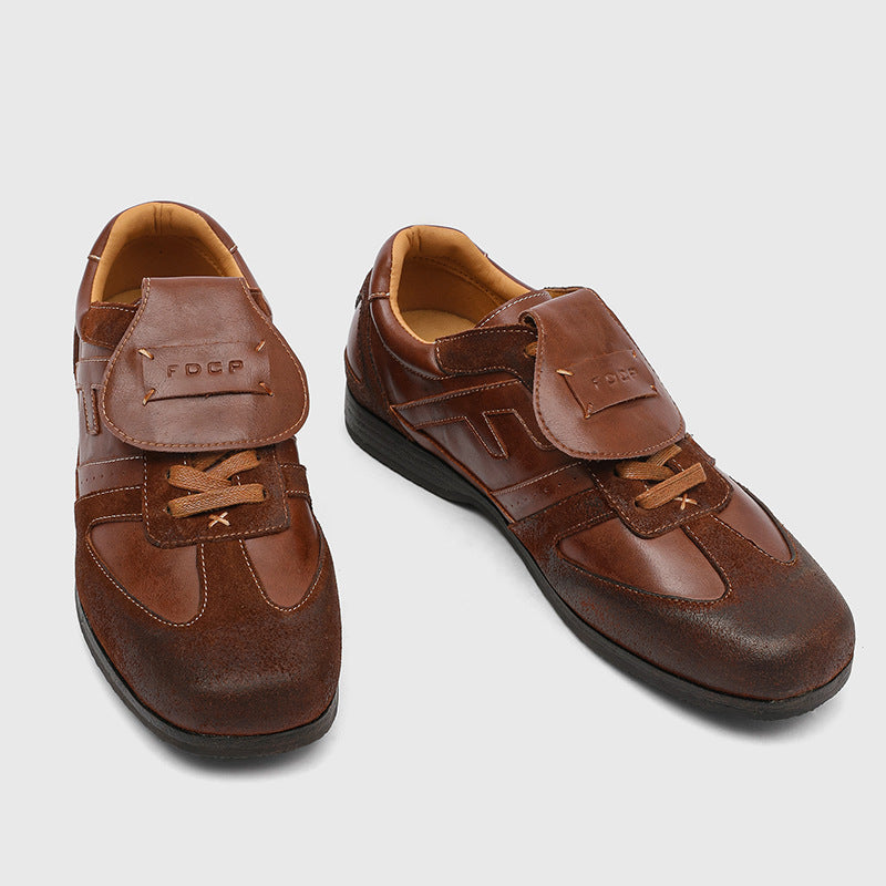 Mens Ultra-minimalist Boxing Shoes And Trendy English Derby Shoes