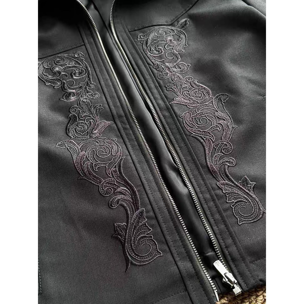 Embroidered Casual Jacket For Men