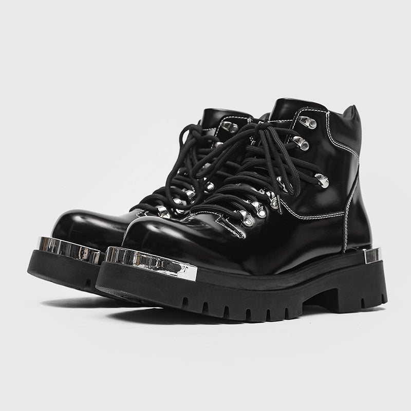 Men's Versatile Chunky-soled Dr Martens Boots