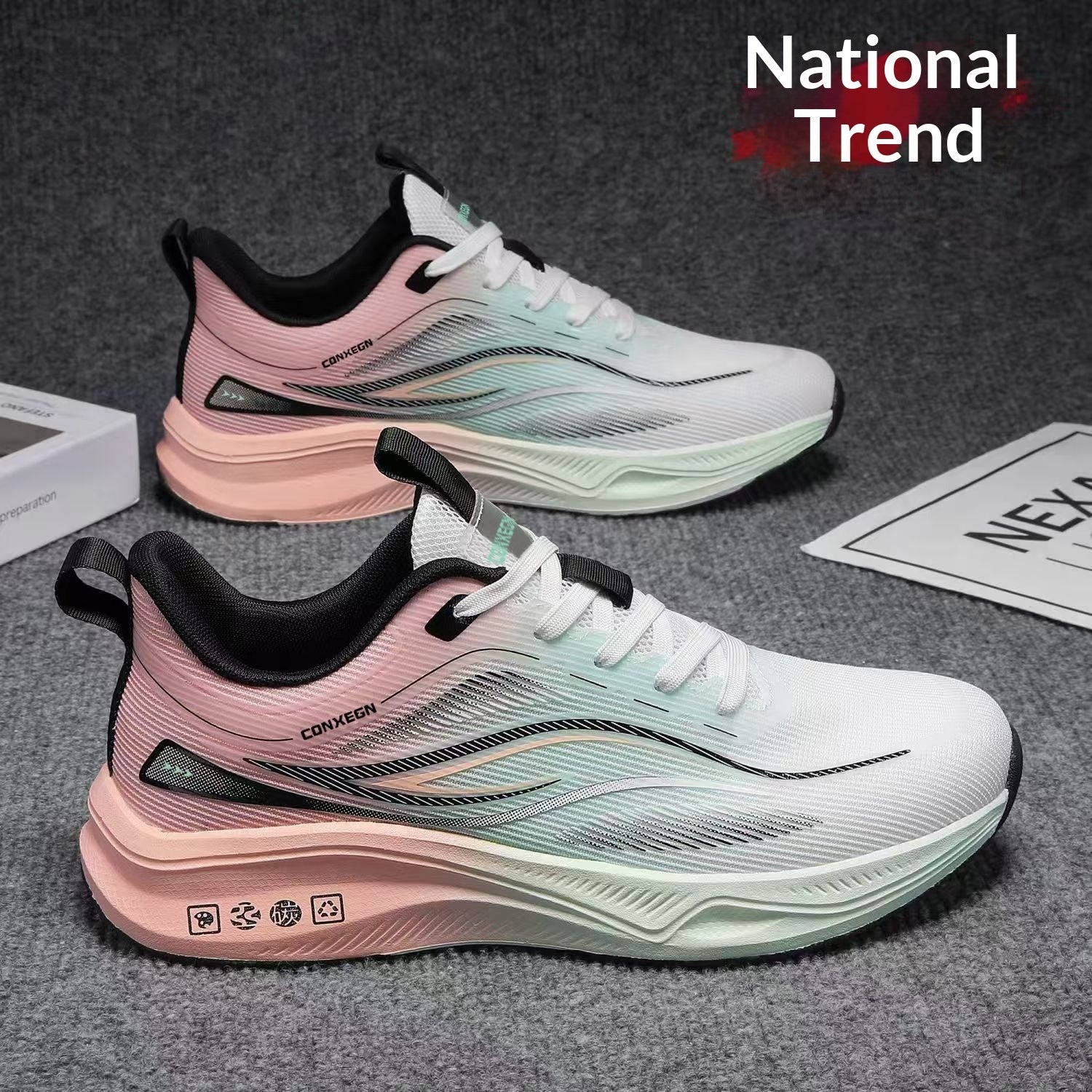 Mens Spring Autumn Fashionable Trendy Casual Running Shoes