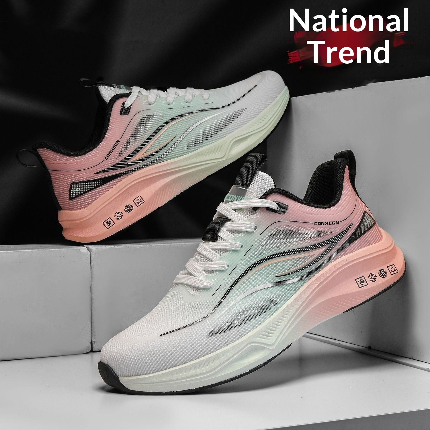 Mens Spring Autumn Fashionable Trendy Casual Running Shoes