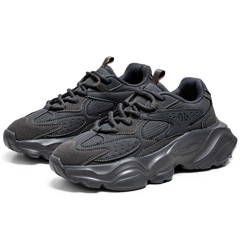 Chunky Soled Dad Sneakers With A Mesh Upper For A Casual Sporty Look