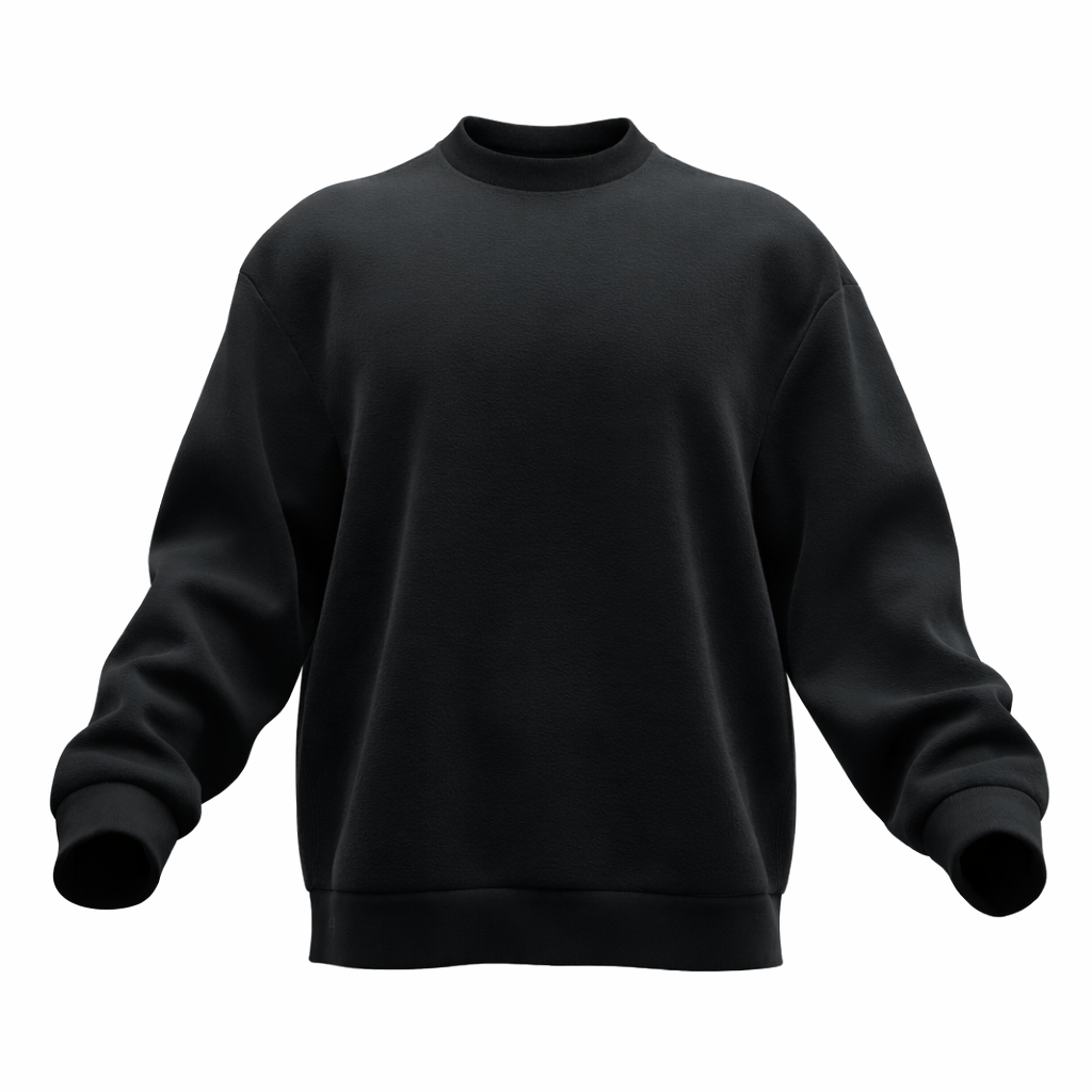 Mens Long-sleeve Wool Pullover Casual Sweatshirt