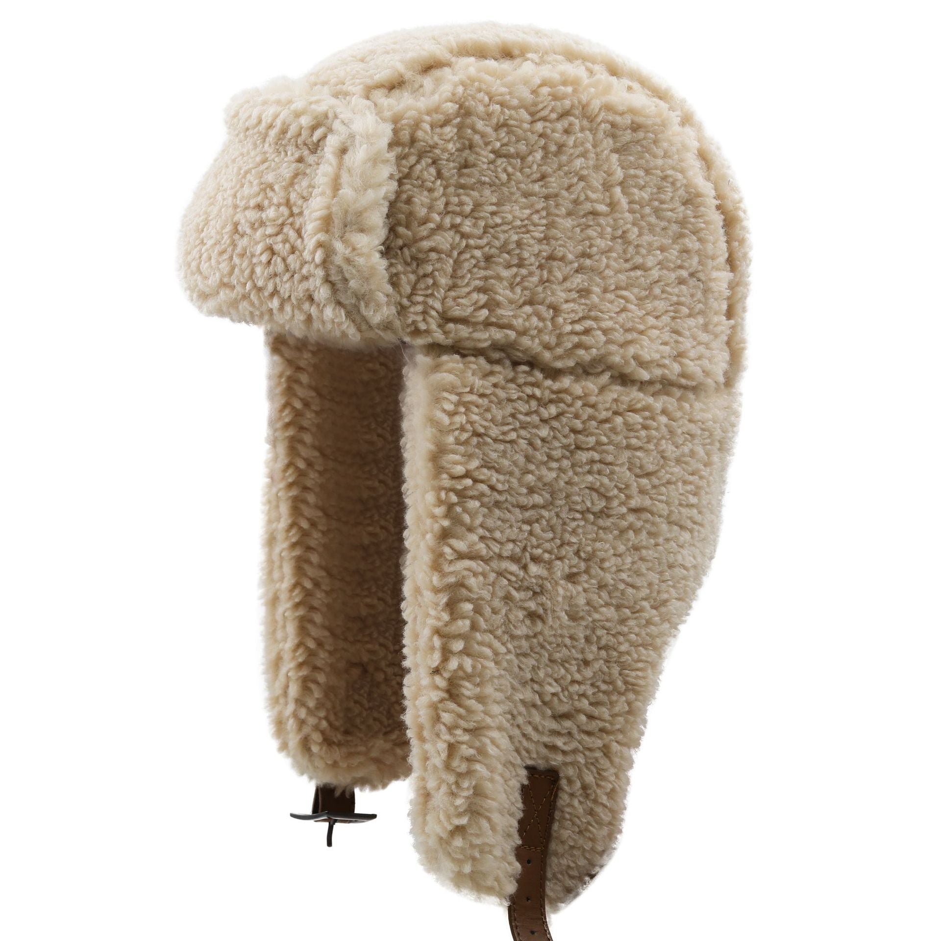 Lamb Fleece Cold-proof Hat For Winter Students Versatile For Riding
