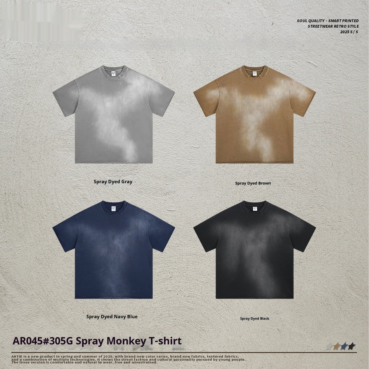 Aged-style American Retro Mens Short-sleeve And Shorts Set