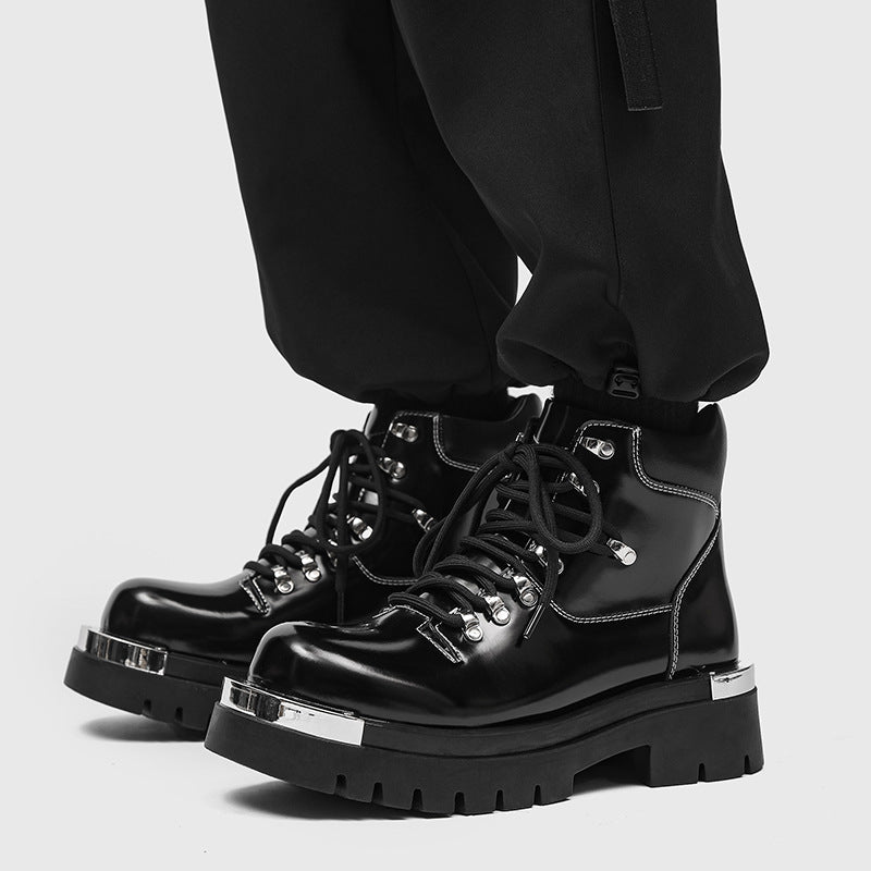 Men's Versatile Chunky-soled Dr Martens Boots