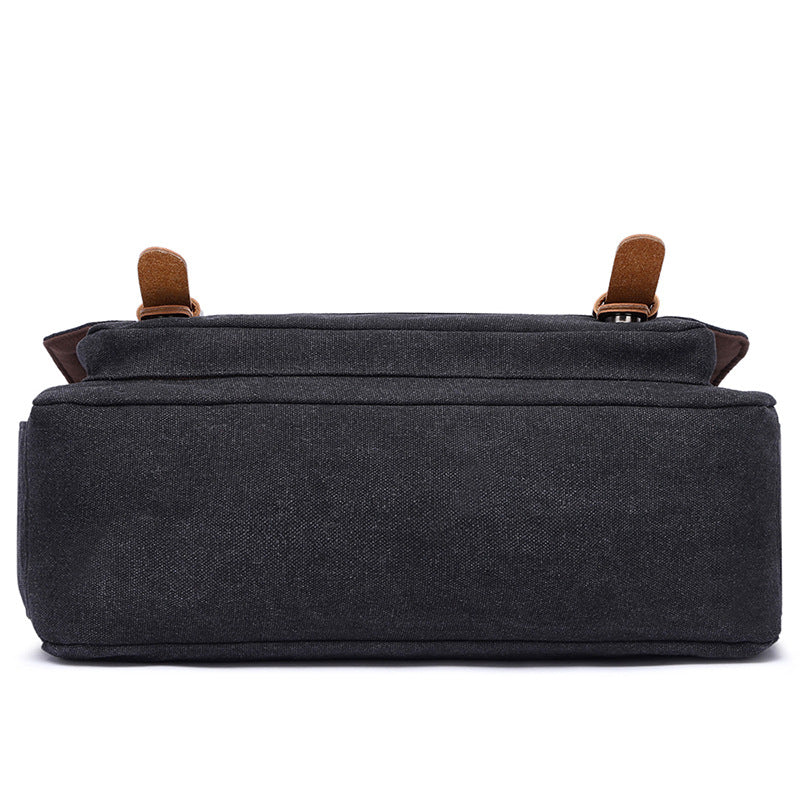 Men's Business Crossbody Canvas Portable Briefcase
