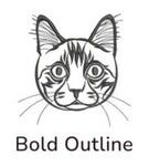 Bold Outline +$3.00