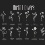 Personalized Birth Flower Mom Sweatshirt or Hoodie - Embroidered - Image 3
