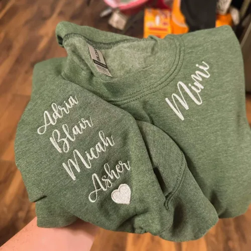 Personalized Gifts for Mama with Embroidered Sweatshirt or Hoodie - Image 12