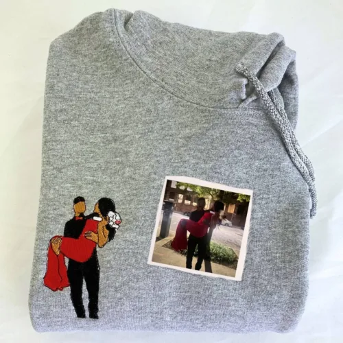 Matching Sweatshirt for Couples Custom Embroidered Sweaters - Image 12