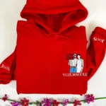 Personalized Best Friend Sweatshirt, Custom Embroidered Portrait Photo Sweatshirt - Image 17