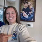 Personalized Mom Photo Sweatshirt or Hoodie - Embroidered
