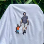 Embroidered T-shirt, Custom Embroidered Photo Shirt - Image 3
