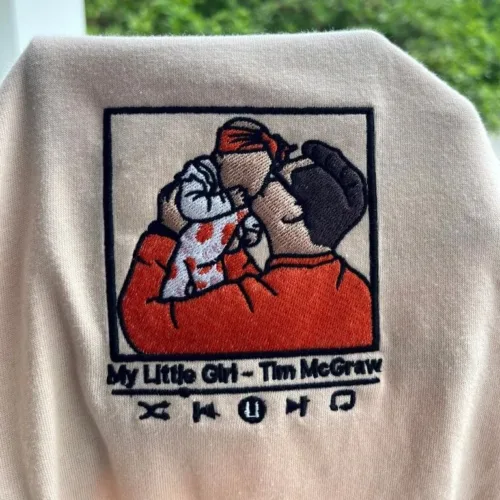 Embroidered T-shirt, Custom Embroidered Photo Shirt