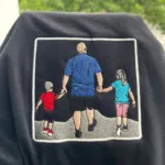 Embroidered T-shirt, Custom Embroidered Photo Shirt - Image 2