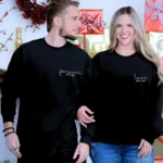 Matching Forever Love Hoodies or Sweatshirts, Custom Embroidered Gift for Couple - Image 3