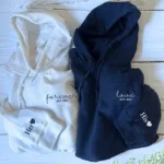Matching Forever Love Hoodies or Sweatshirts, Custom Embroidered Gift for Couple - Image 6