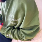 Personalized Father's Day Hoodies or Sweatshirt with Embroidered Est - Image 8