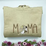 Mom Portrait Sweatshirt or Hoodie from Embroidered Photo - Image 5