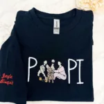 Mom Portrait Sweatshirt or Hoodie from Embroidered Photo - Image 7