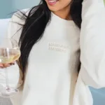 Custom Text/ Slogan Embroidered Sweatshirt - Image 3