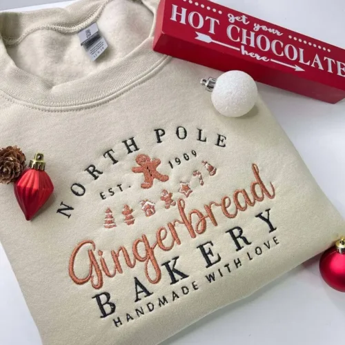 Christmas Gingerbread Bakery crewneck sweatshirt