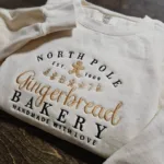 Christmas Gingerbread Bakery crewneck sweatshirt - Image 2