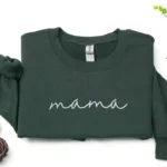 Custom Embroidered Mama Sweatshirt With Names - Image 5