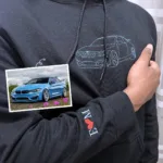 Custom Embroidered Trucker Hoodie from Your Photo, Personalized Gift for Truck Lover - Image 7