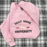 Silly Goose University Embroidered Sweatshirt - Image 5