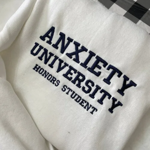 Anxiety University Embroidered - Y2K Style Embroidered - Image 10