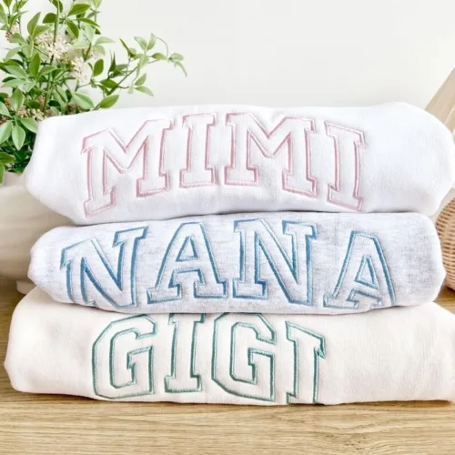 Custom Embroidered Nana Crewneck Sweatshirt