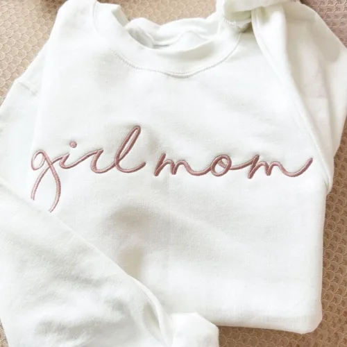 Girl Mom Personalized Crewneck Sweatshirt