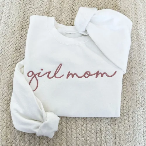 Girl Mom Personalized Crewneck Sweatshirt - Image 3