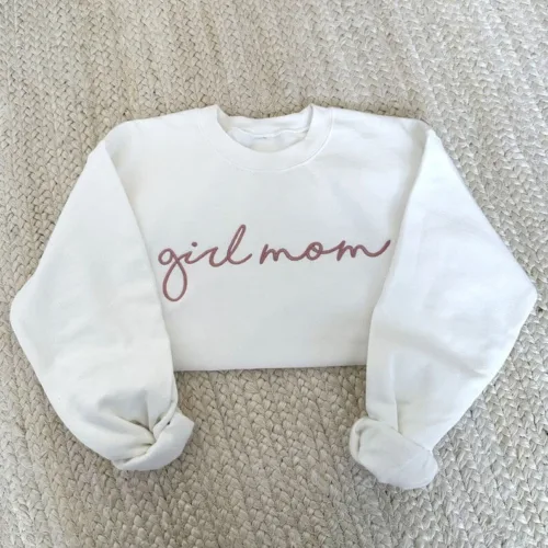 Girl Mom Personalized Crewneck Sweatshirt - Image 2