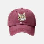 Personalized Embroidered Cat Hat, Custom Dog Hat, Custom Hat Vintage Baseball - Image 8