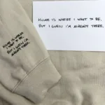 Embroidered Handwriting Sweatshirt - Image 5