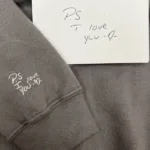 Embroidered Handwriting Sweatshirt - Image 8