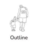Outline +$1.00