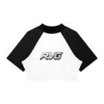 Women’s Color Block Raglan Crop T-Shirt