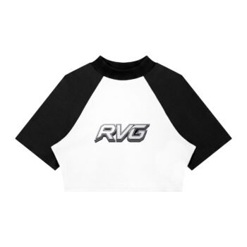 Women’s Color Block Raglan Crop T-Shirt
