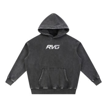 Snow Wash Fleece Oversize Hoodie